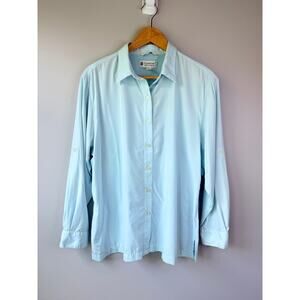 Coolibar womens size PL Vented Travel Shirt UPF 50 shirt